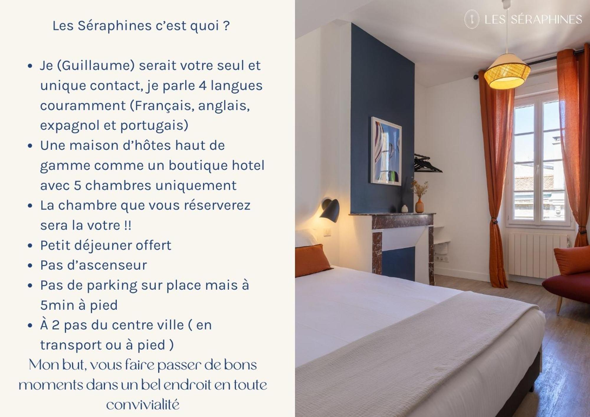Les Seraphines - Chambres D'Hotes - Guests House Bordeaux Zewnętrze zdjęcie